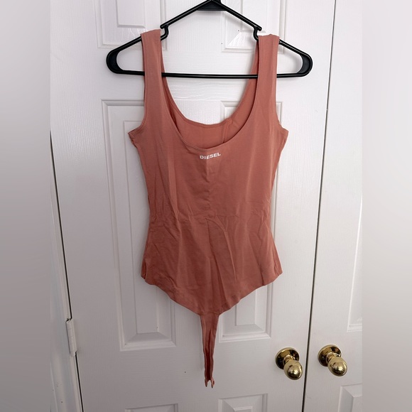Diesel sleeveless body with thong base. Dusty rose color. Size M. - Picture 1 of 5